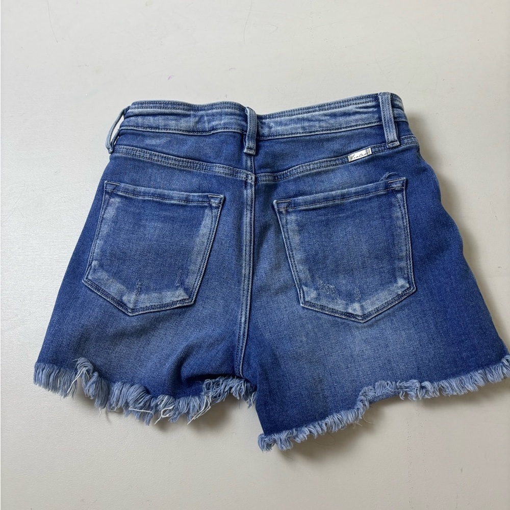 KanCan Distressed Blue Jean Shorts - Picture 6 of 10
